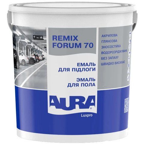 Емаль акрилова Aura Lux Pro Remix Forum 70 TR (прозора, під тонування) 0.75л 2571438311 фото